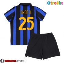 Otroške Nogometnih dresov Inter Milan Manuel Akanji #25 Domači 2026-27 Kratki rokavi (+ hlače)